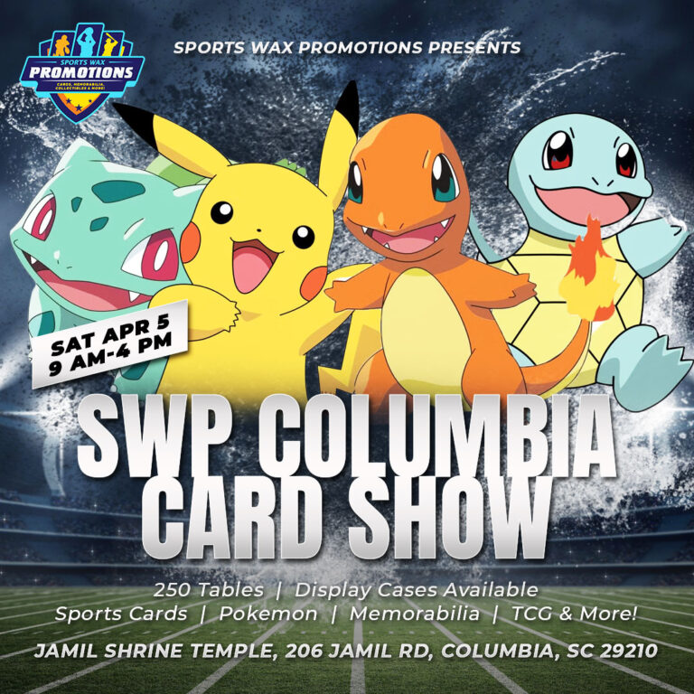 Columbia sports Card and pokemon show